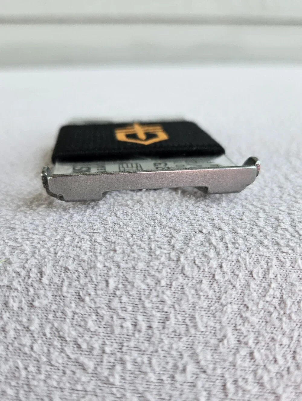 Gerber Barbill Wallet Money Clip Black Silver Elastic Industrial